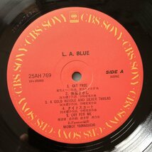 美ジャケ 1979年 オリジナルリリース盤 山口百恵 Momoe Yamaguchi LPレコード L.A. ブルー L.A. Blue 帯付 アイドル L.A録音 宇崎竜童_画像7