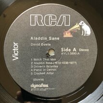 1980年 米国盤 デビッド・ボウイ David Bowie LPレコード アラディン・セイン Aladdin Sane 名盤 Watch That Man, The Jean Genie_画像7