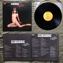 傷なし美盤 良ジャケ 1977年 国内盤 スコーピオンズ Scorpions LPレコード 狂熱の蠍団 ヴァージン・キラー Virgin Killer 発禁ジャケ_画像5