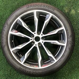 AC833-308 BMW ブリヂストン ALENZA RFT 21年製 バリ山 275/40R20 106W 純正 9.5J 5穴 112 +43 67mm リア用　【1本】BMW x3 等