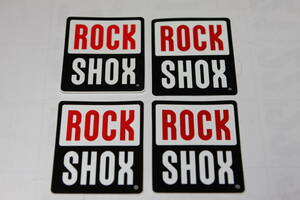 ロックショックス ROCK SHOX ステッカー4枚　縦75㎜ 横63㎜ 