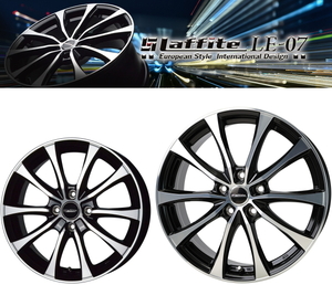 [業販限定販売] 冬用 4本 HOT Laffite LE-07 B/P 17インチ 7J+48 特選 SNOW TIRES 215/55R17 エスティマ/オデッセイ/CX-3