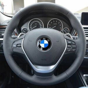 高品格♪ BMW サテンシルバー ステアリング カバー F30 F31 318i 320i 320d 328i 320d 330i 330e 335i セダン ワゴン 3シリーズ B