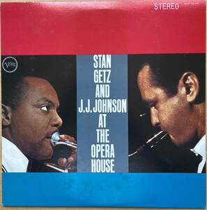 STAN GETZ AND J.J.JOHNSON AT THE OPERA HOUSE / オペラハウスのゲッツとJ.J MV-4017 VERVE RAY BROWN 