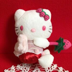  Hello Kitty Kitty Chan soft toy strawberry . strawberry .. Angel angel pink. eyes not for sale 2003 year Sanrio ultra rare 