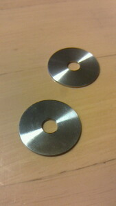  guard installation for spacer made of stainless steel outer diameter Φ25 thickness 1mm 2 sheets made goods 