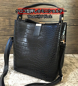 *3WAY black ko type pushed . tote bag shoulder bag shoulder .. diagonal .. black 