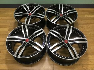 1円スタート！社外 SHALLEN 20×9J+32 2本 20×9J+38 2本PCD114.3 ハブ径73 5穴 4本　　　　　　　　　　　　　 　　2308294 2F8-1 石