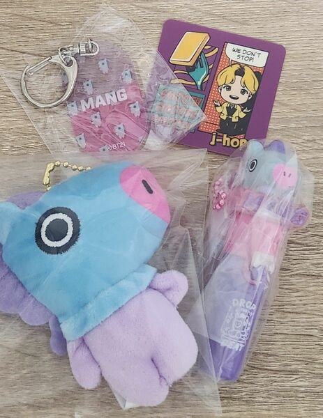 【新品未使用】BT21 ライトスティックチャーム MANG セット