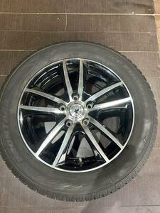 【中古スタッドレス＆ホイール ４本セット】タイヤ:ice FRONTAG 205/60R16 2018 ホイール:BROOK 166.5J+53 5H-114.3 