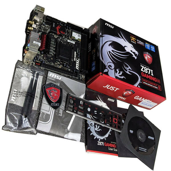 【中古】MSI Z87I GAMING AC ＋ Win10Proデジタルライセンス [LGA1150 ITX]