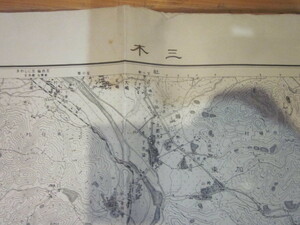 古地図　三木　　２万５千分の1地形図　　◆　昭和２３年　◆　兵庫県