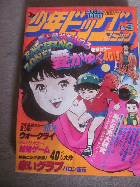 少年ビッグコミック　1982年２月12日　小山ゆう、竜崎遼児、新谷かおる、尾瀬あきら、村生ミオ、バロン吉元