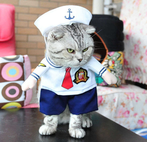  cat dog clothes Halloween costume cat sailor cosplay .... metamorphosis set S size 