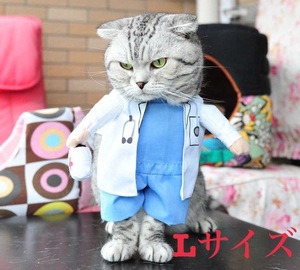  cat dog clothes Halloween costume cat dokta- cosplay ........ person san metamorphosis set L size 