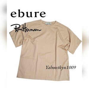 ebure×Ron Herman エブール ロンハーマン supima cotton 半袖Tシャツ カットソー 