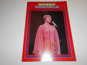 パンフレット プログラム (チラシ チケット半券)テープ貼 1980年80 ジュリー アンドリュース 1980 JULIE ANDREWS japan program book