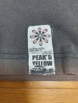 ピークドイエロー　PEAK’D YELLOW エフ商会 ROCK Tシャツ　サイズ38 HR、HM ROCKTシャツ　姉御_画像5