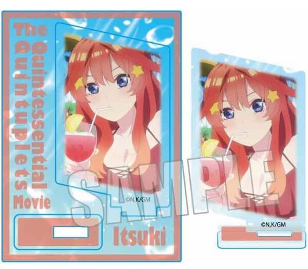 ミニスタンド 映画 五等分の花嫁 中野 五月 水着 約W50×H70mm アクリル製