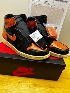 ナイキ 　エアジョーダン1 ハイ　シャッタードバックボード3.0(NIKE AIR JORDAN 1 HIGH SHATTERED BACKBOARD 3.0)　新品未使用26.5cm US8.5