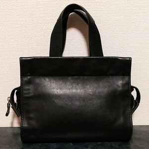 Y's ワイズ トートバッグ ハンドバッグ レザー レディース 革鞄 ブラック 黒 YOHJI YAMAMOTO ヨウジヤマモト Limi feu リミフー 