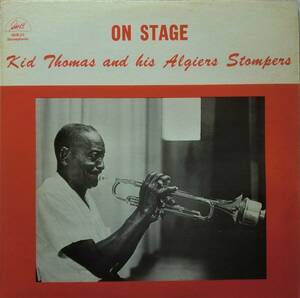 ★US ORG LP★KID THOMAS AND HIS ALGIERS STOMPERS★ON STAGE★70'DIXIELAND JAZZ名盤★