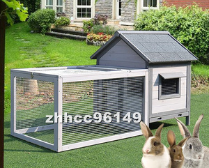  new goods pet accessories chicken small shop rabbit pet holiday house house wooden breeding a Hill bird cage cat house outdoors .. garden for ventilation cleaning easy to do 