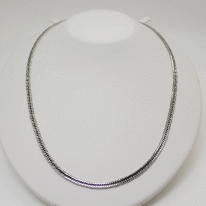 [ free shipping ]Pt850 flat ki partition necklace Triple 12 surface 30g ( real weight 30.3g) 50cm metal used beautiful goods structure . department Mark have free shipping!!