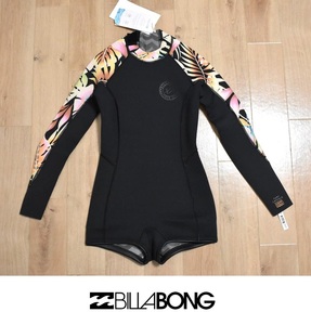 【送料無料】新品 BILLABONG ビラボン 2mm バックジップ ロングスリーブスプリング ウェットスーツ L 定価22000円 BC013-882 KVD6 ★