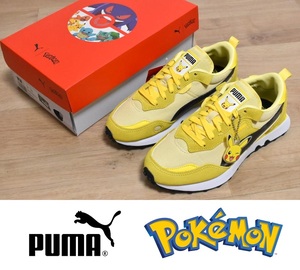 【即決】新品 PUMA × ポケモン ピカチュウ スニーカー 23cm Rider FV PIKACHU Jr 387814-01 キッズ ジュニア 子供 ◆