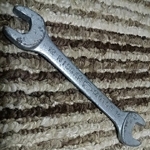  Nissan loaded tool maintenance for tool both . wrench size inscription 12-14mm. datsun total length 139.3mm. NISMO skyline Silvia Cedric back surface is 53.. inscription 