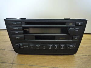 ◇中古 トヨタ純正 CDプレーヤー CQ-JS2000A 86120-2A430 ＣＤ カセット デッキ ◇動作未チェック ジャンク扱い