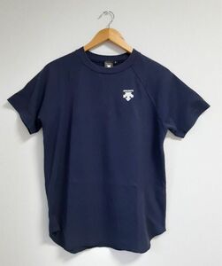 美品 DESCENTE デサント 半袖Tシャツ メンズ サイズSサイズ 紺色