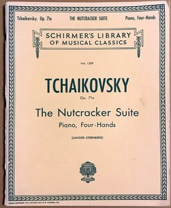 チャイコフスキー 組曲 くるみ割り人形 Op.71a (ピアノ連弾) 輸入楽譜 Tchaikovsky Nutcracker Suite 洋書