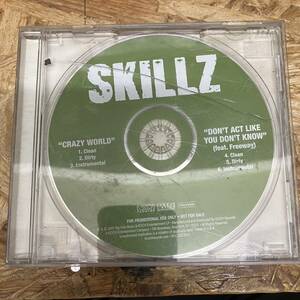 シ● HIPHOP,R&B SKILLZ - CRAZY WORLD INST,シングル,PROMO盤 CD 中古品