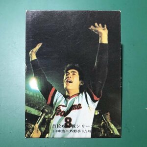 1976年　カルビー　プロ野球カード　76年　250番　広島　山本　　　　　【管理B70】