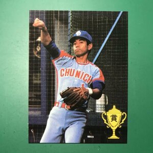 1979年　カルビー　プロ野球カード　79年　タイトルホルダー　中日　高木　　　　　【管理C03】