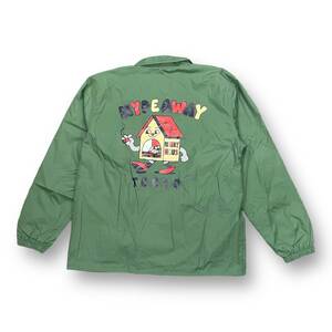 定価18700円 美品 ● HENRY HAUZ LURK × HH COACH JACKET コラボ コーチジャケット ヘンリーハウズ HH22-VOL.1-J01 グリーン XL