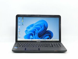 カメラ内蔵/15.6型/ノートPC/Windows11/新品SSD128/8GB/Celeron847/TOSHIBA/T452/33HB 　MSoffice搭載/HDMI/USB3.0/テンキー　動作良品