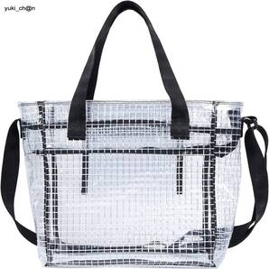 エンジニアバッグ ショルダー 静電気防止 クリーンバッグ ショルダーバッグ 透明 大きめ マチ広い 工具バッグ クリーンルーム 仕事 作業