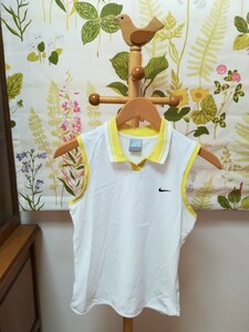 NIKE Nike желтый цвет безрукавка рубашка-поло женский M размер 