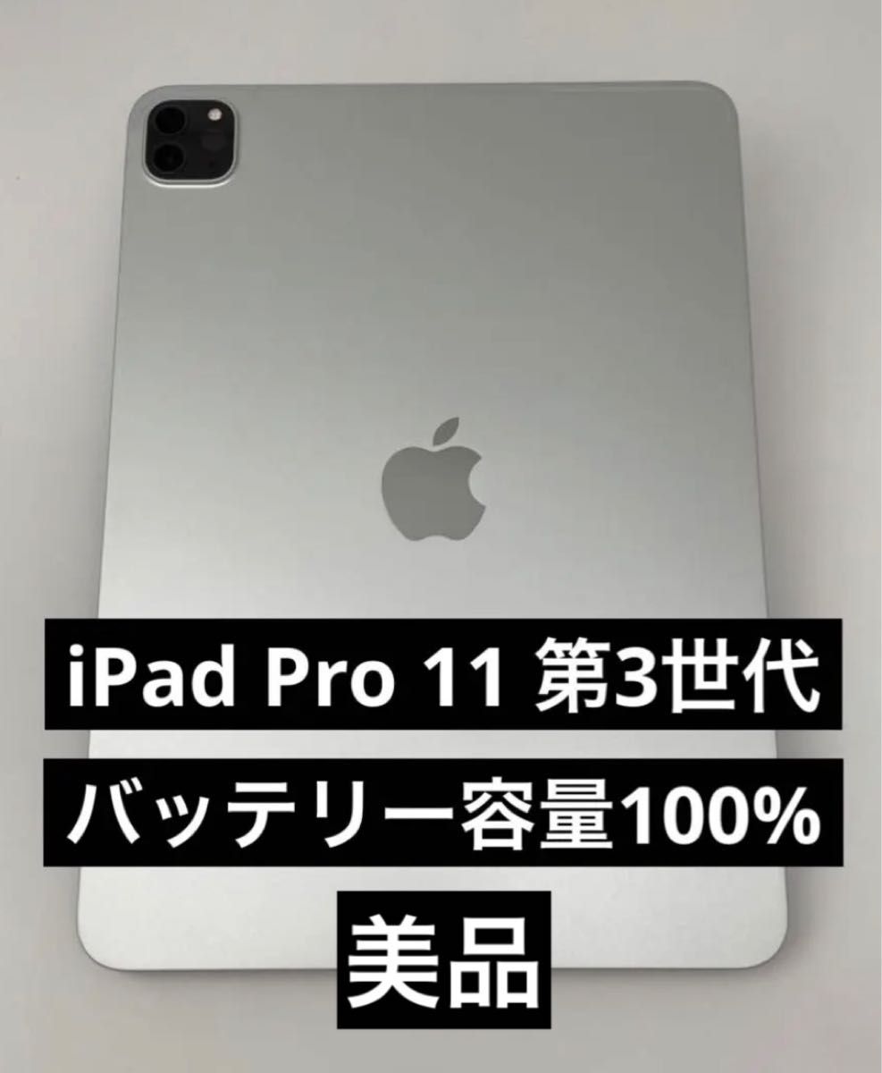 iPad Pro 11 第3世代 128GB Wi-Fiモデル シルバー 美品|PayPayフリマ