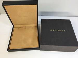 【パケプラ無料】極美品 BVLGARI ブルガリ ネックレス ケース ジュエリー/アクセサリー 純正保管箱 ボックス 12x12.5x3.3cm[n1045]