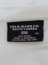 POLO JEANS CO. ポロジーンズ ラルフローレン プリント 半袖 Tシャツ(メンズ XL)ホワイト_画像7