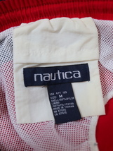 90s NAUTICA ノーティカ マルチカラー スイム ナイロン ショートパンツ(メンズ M)海パン_画像9