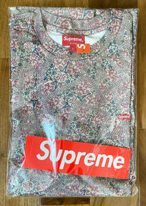 Supreme Small Box Tee Khaki Floral Cards 21fw シュプリーム スモールボックスロゴTシャツ Lサイズ