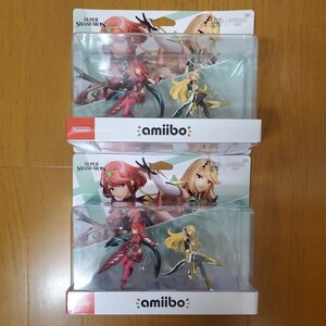 ◎新品未開封！2個セット！ amiibo ダブルセット［ホムラ／ヒカリ］（大乱闘スマッシュブラザーズシリーズ）任天堂　アミーボ