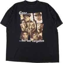 古着 THE NOTORIUS B.I.G. ノートリアスビッグ 2PAC トゥーパック GONE BUT NOT FORGOTTEN ラップTシャツ ラップT メンズXXL /eaa358816_画像1