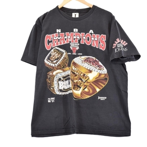 古着 90年代 JOSTENS NBA WORLD CHAMPIONS 1991-1993 スポーツプリントTシャツ USA製 メンズXL ヴィンテージ /eaa313658