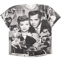 古着 90年代 DELTA I LOVE LUCY アイラブルーシー 大判プリント 映画 ムービーTシャツ メンズM ヴィンテージ /eaa359268_画像1